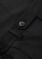 Mki Miyuki Zoku Pleated Woven Suit Trousers Black