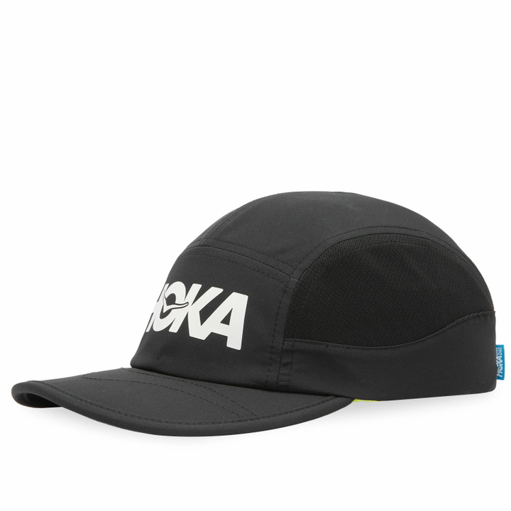 Photo: HOKA ONE ONE Men's U Hoka Run Cap in Black 