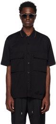 sacai Black Flap Pocket Shirt