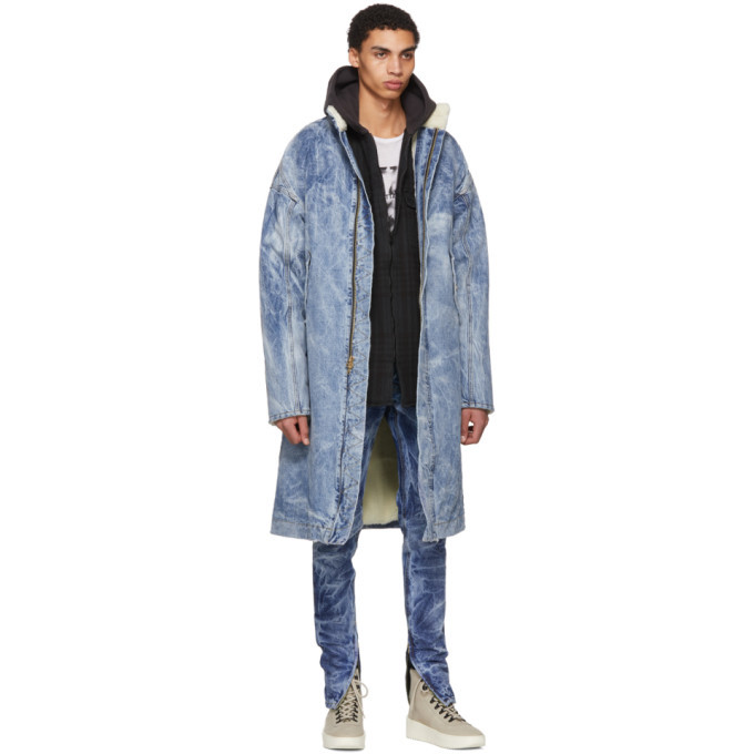 Fear of god denim deck cheap coat