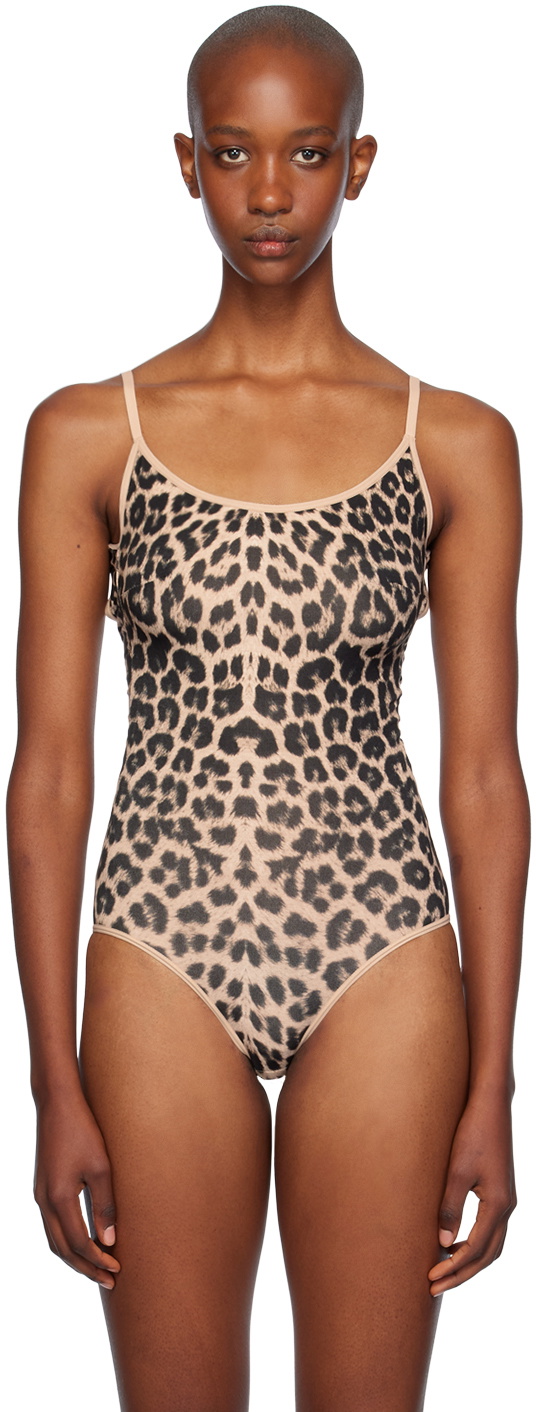 Baserange Black & Beige Emily Bodysuit