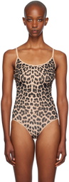 Baserange Black & Beige Emily Bodysuit