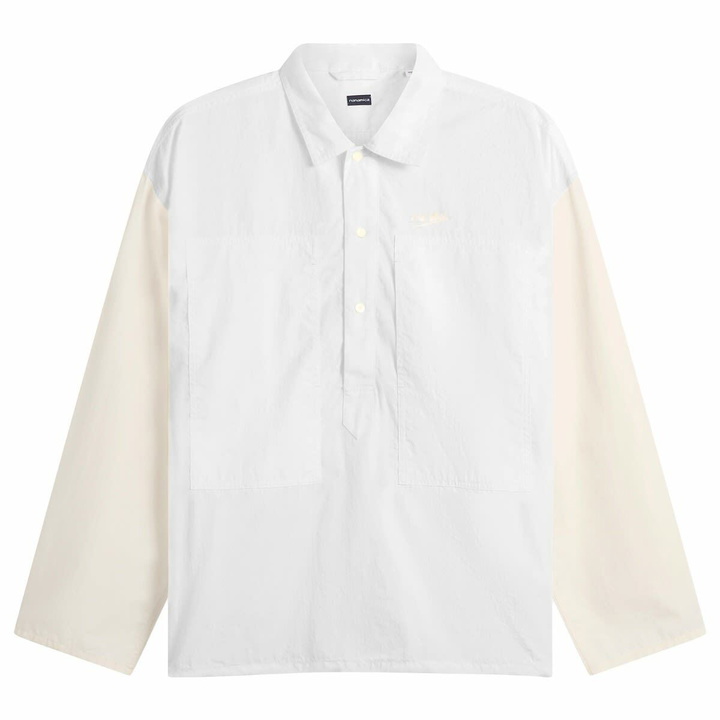 Photo: Nanamica Men's Pullover Shirt Jacket in Off White