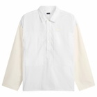 Nanamica Men's Pullover Shirt Jacket in Off White