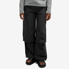 Jil Sander+ Women's Wide Leg Cargo Pants in Black