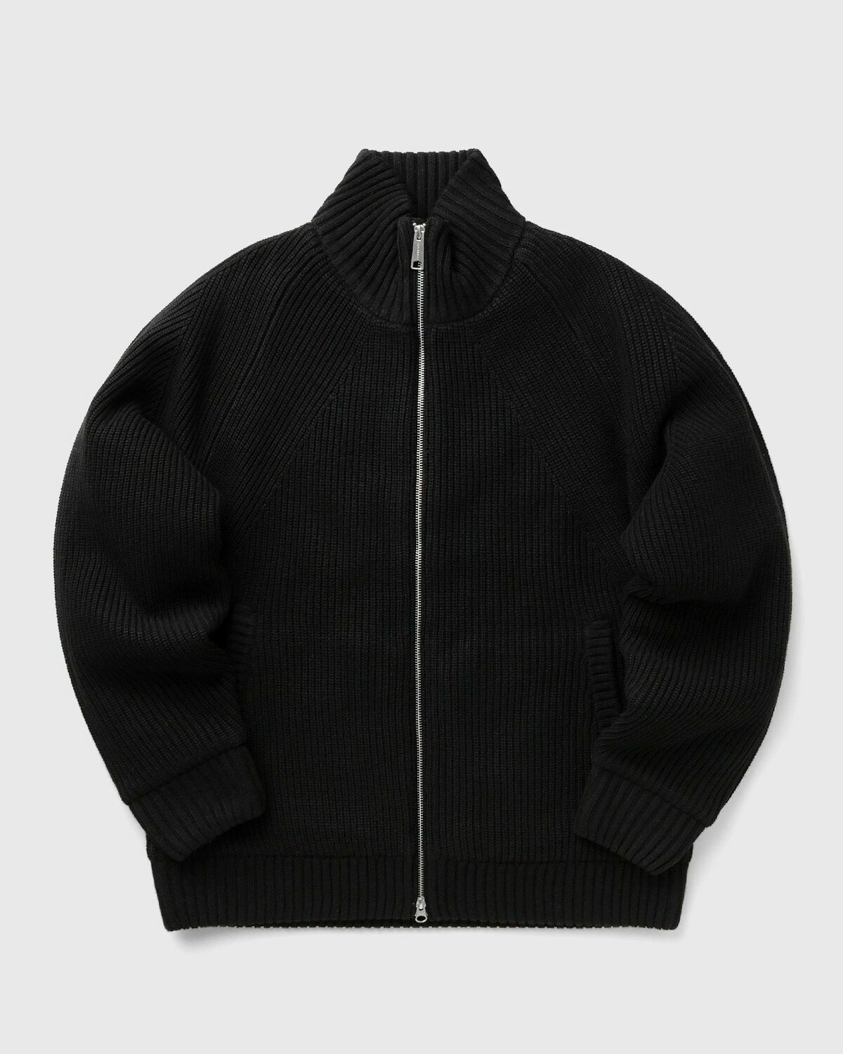 Carhartt WIP Banley Sweater Jacket Black Mens Zipper