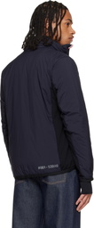 Moncler Grenoble Navy Araripe Mid-Layer Down Jacket