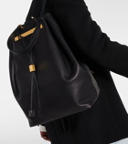 The Row Backpack 11 leather backpack