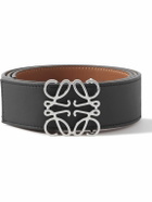 Loewe - 4cm Reversible Leather Belt - Black