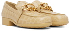 Bottega Veneta Beige Monsieur Loafers