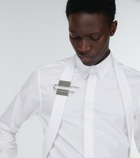 Givenchy - Harness cotton poplin shirt