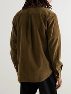 Norse Projects - Osvald Garment-Dyed Organic Cotton-Corduroy Shirt - Brown