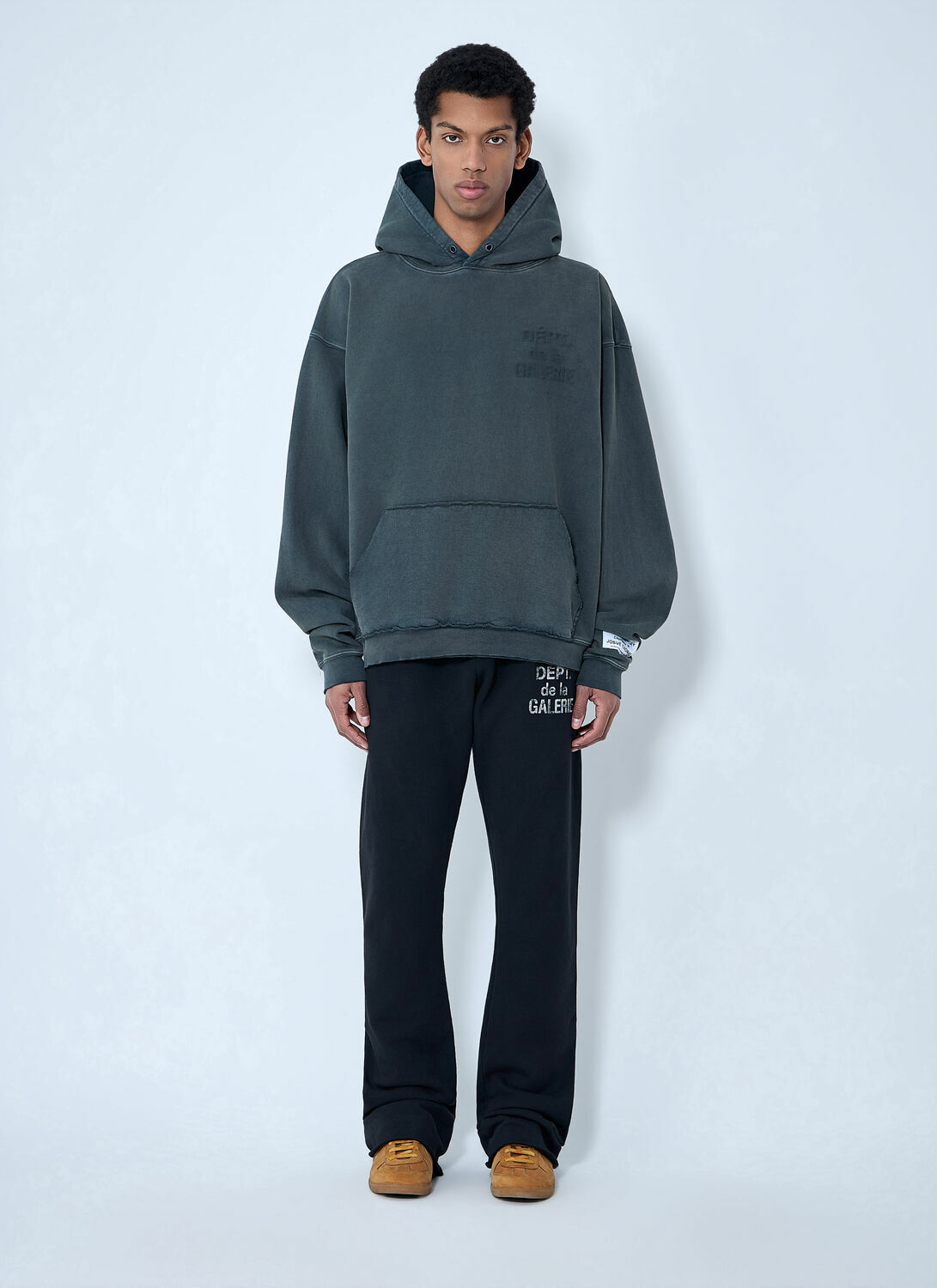 Gallery Dept. Oversized Cotton-Blend Hooded Sweatshirt