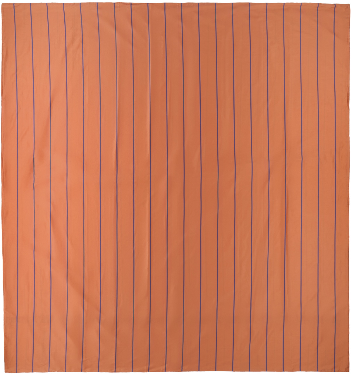 Dusen Dusen Orange & Purple Terracotta Stripe Duvet Set, King