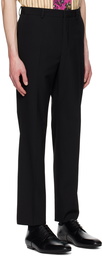 Dries Van Noten Black Peaked Lapel Suit