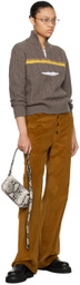 Commission Tan Twisted Trousers