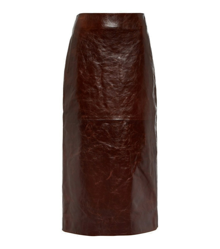 Photo: Dodo Bar Or Jim leather pencil skirt