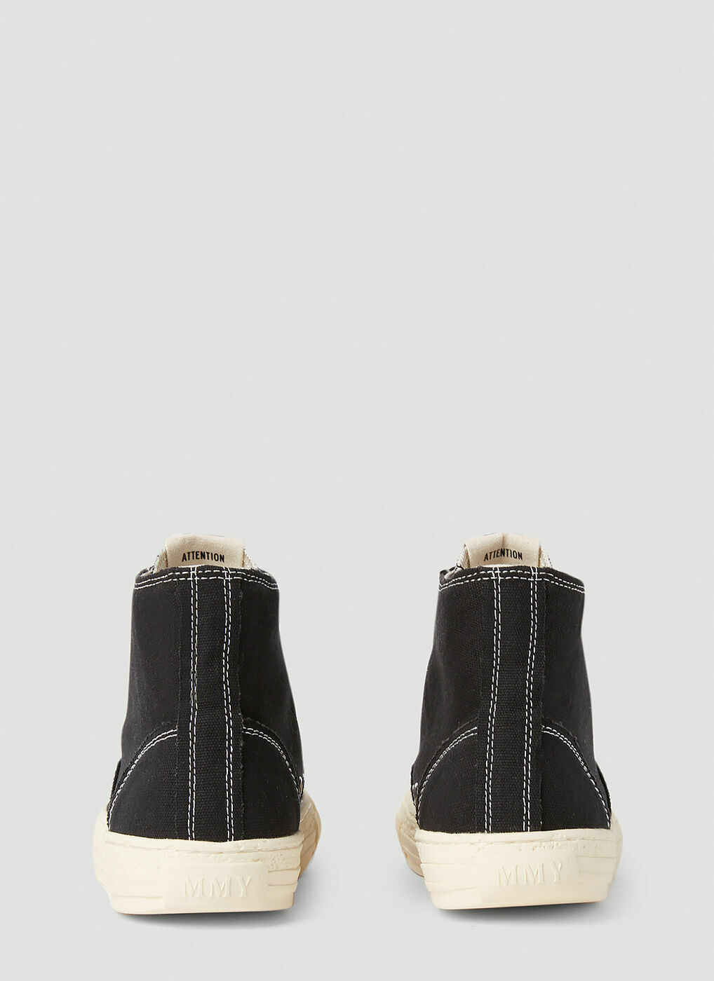 Maison Mihara Yasuhiro - High Top Sneakers in Black Maison MIHARA 