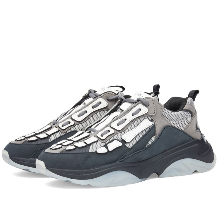 Photo: AMIRI Bone Runner Sneakers in Black/Grey