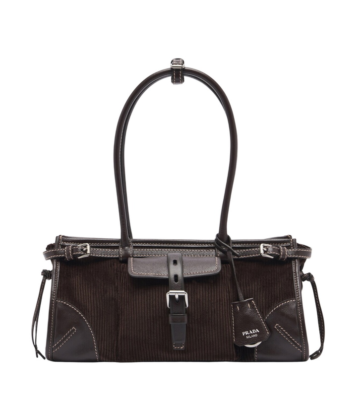 Photo: Prada Prada Bonnie Medium corduroy shoulder bag