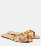 Aquazzura Film faux leather slides