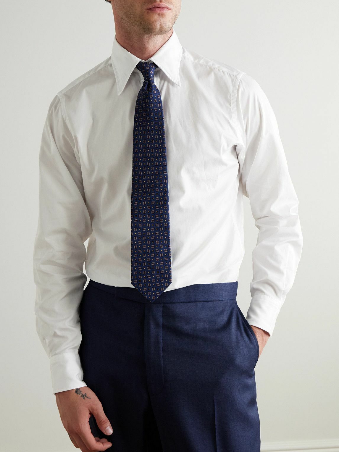 Kingsman - Cotton-Poplin Shirt - White