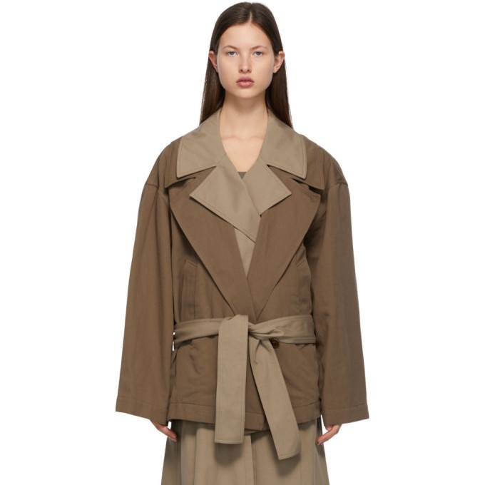 Lemaire Brown Trench Blouson Jacket Lemaire