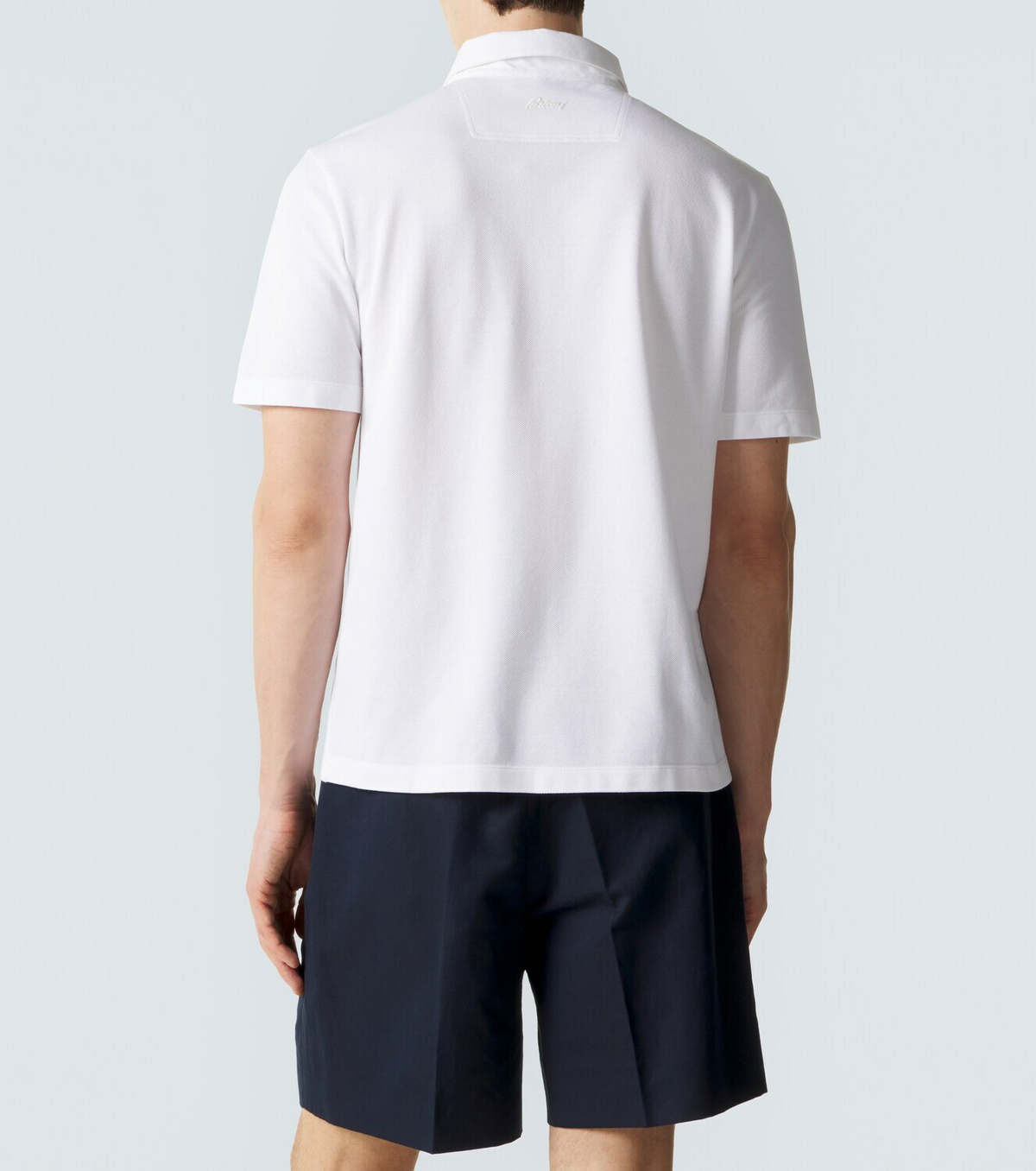 Brioni Cotton piqué polo shirt