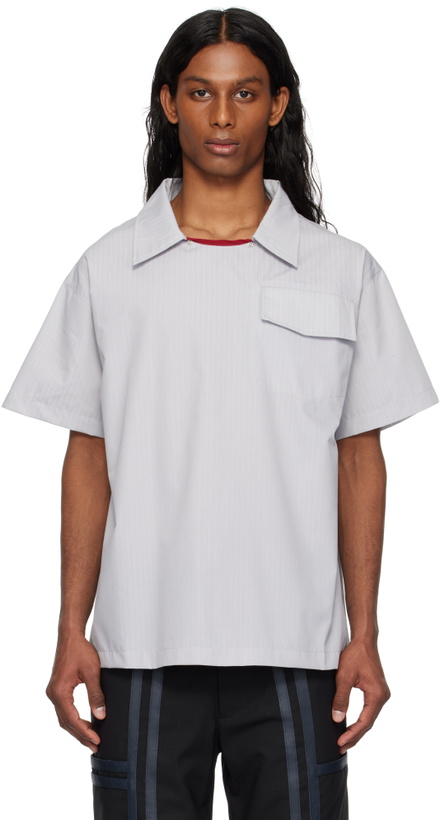 Photo: Stanley Raffington Gray Pull-Over Shirt