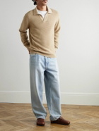 Frescobol Carioca - Orlando Merino Wool Polo Sweater - Neutrals