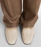 Herbert Levine Fair And Square leather loafer pumps