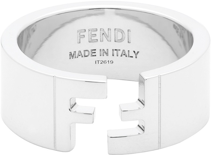 Photo: Fendi Silver 'Forever Fendi' Ring