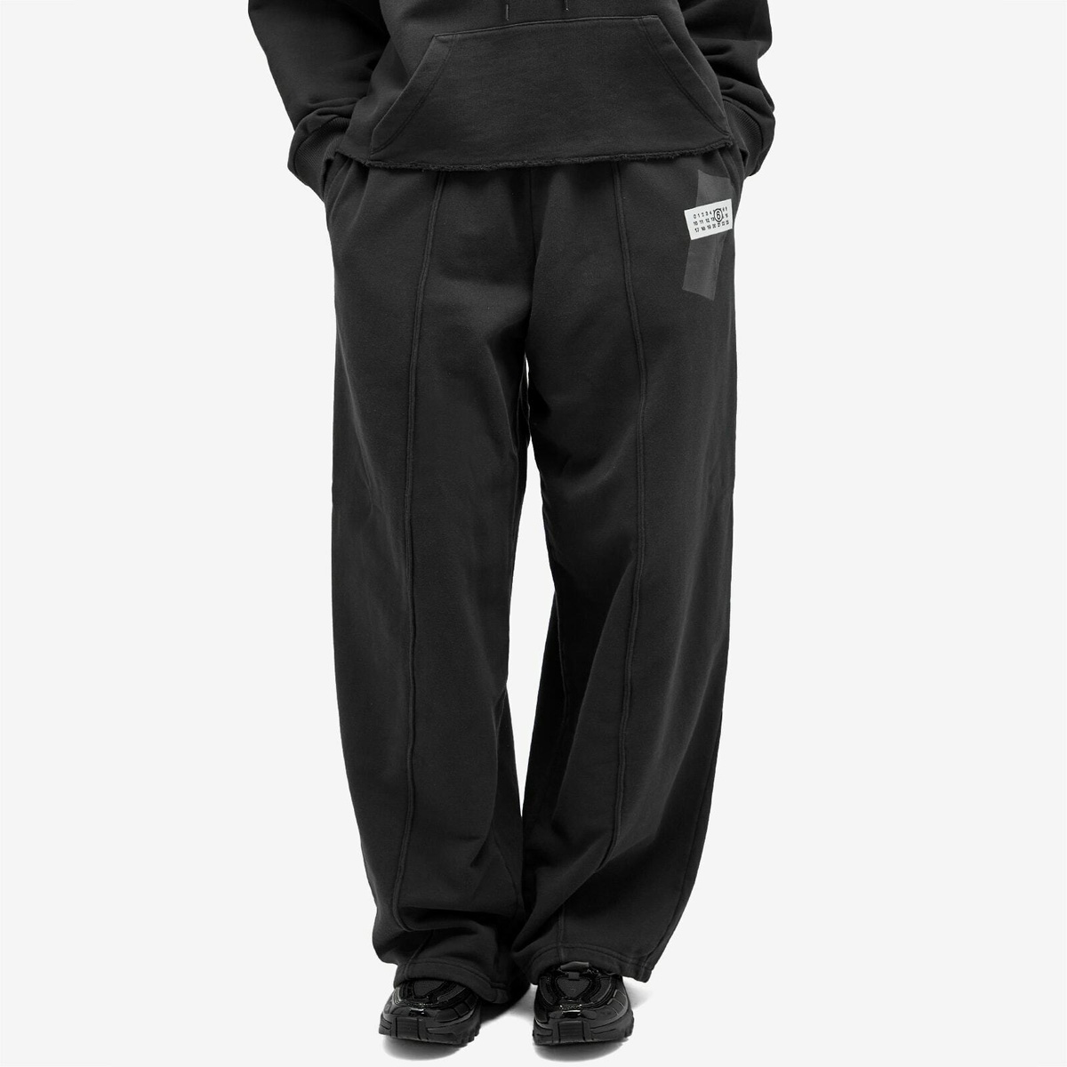 MM6 Maison Margiela Women's Oversized Sweatpants in Washed Black