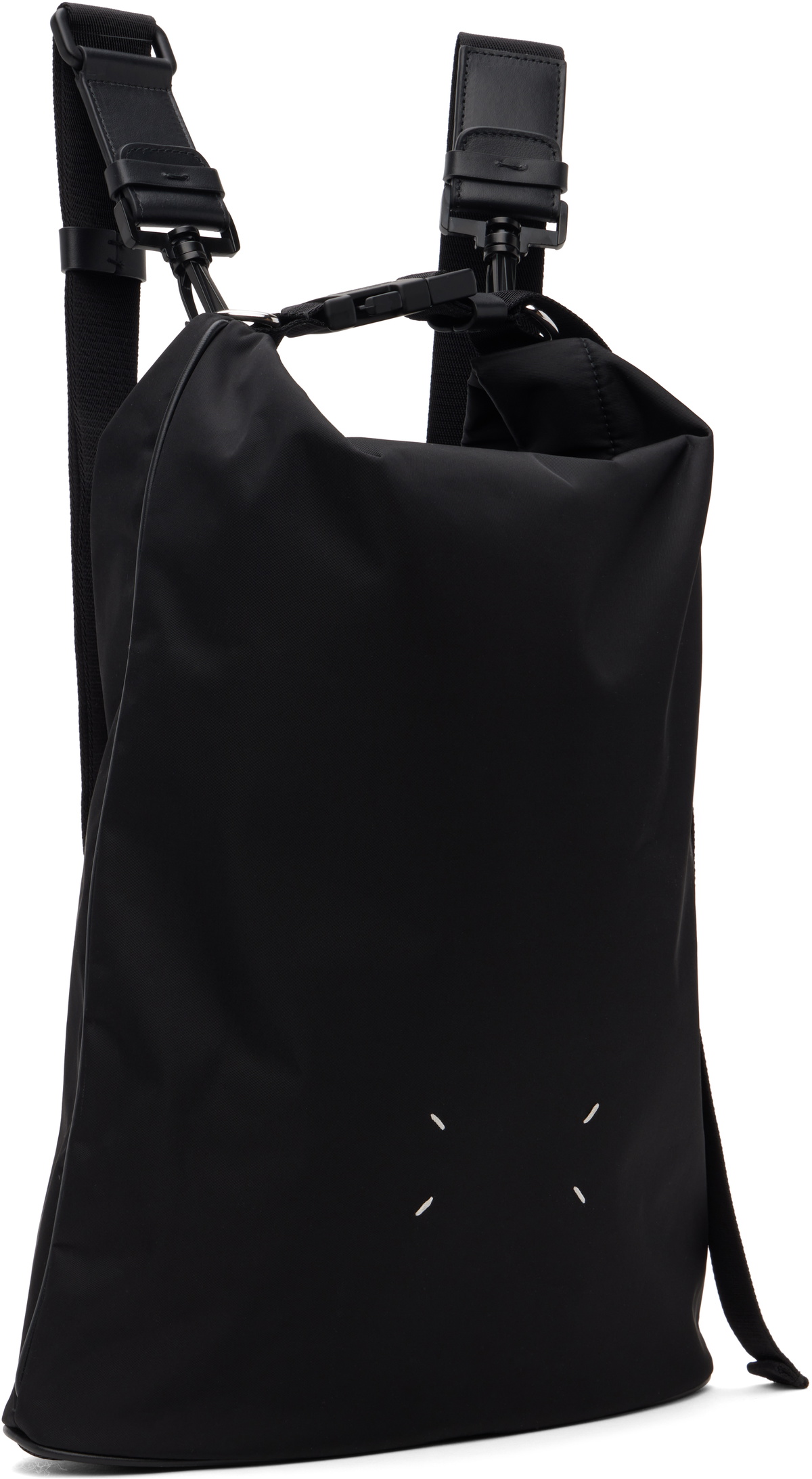 Maison Margiela Black High Tech Roll Up Backpack