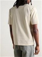 Snow Peak - Logo-Embroidered Cotton-Jersey T-Shirt - Neutrals