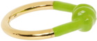 Marshall Columbia SSENSE Exclusive Green Knot Ring