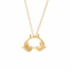 Simuero Women's Los Delfines Necklace in Gold 