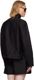 ADYAR SSENSE Exclusive Black Paneled Jacket
