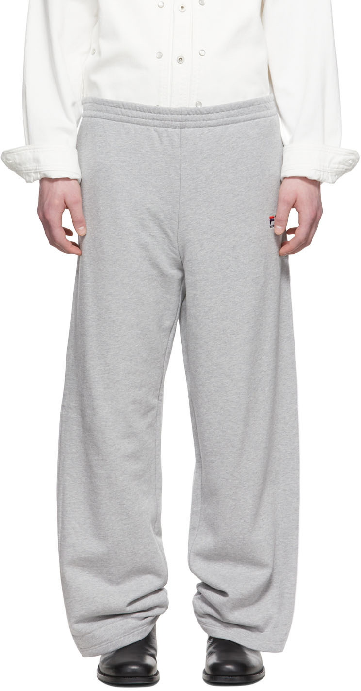 Y/PROJECT X FILA PANEL Sweater Pants - Black