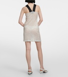 Coperni Embellished halterneck minidress