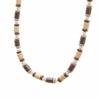 éliou Men's Davie Necklace in Brown Pearl