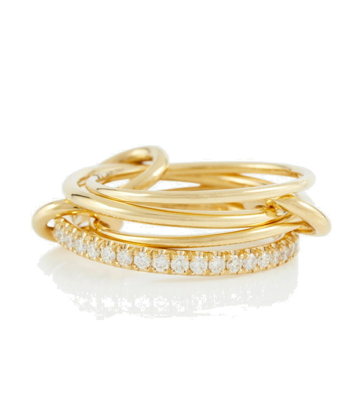 Photo: Spinelli Kilcollin - Pisces Pavé 18kt gold ring with diamonds