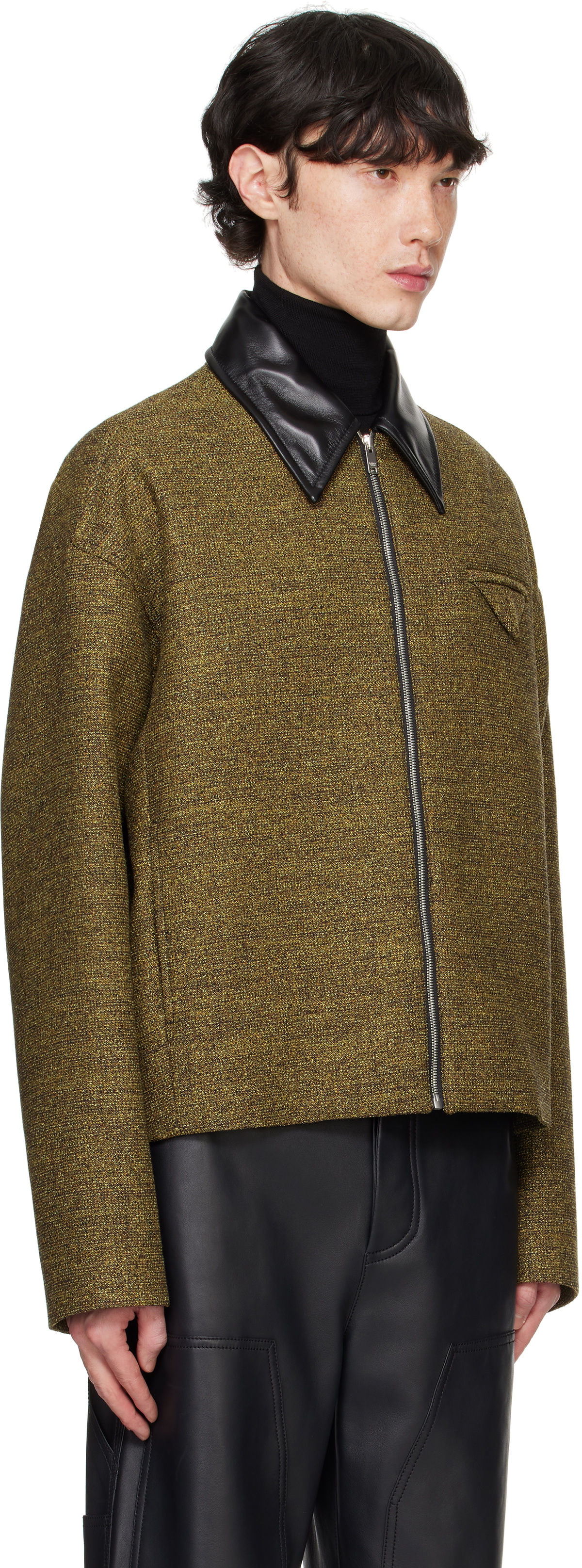 Bottega Veneta Beige Cotton Frise Jacket