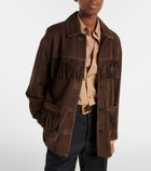 Nili Lotan Foudre fringed suede jacket