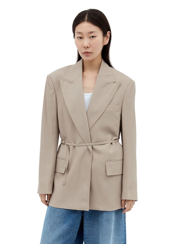 Photo: Acne Studios Peak Lapels Belted Blazer