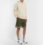 John Elliott - Contrast-Trimmed Cotton-Blend Corduroy Shorts - Men - Green