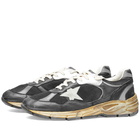 Golden Goose Men's Running Dad Sneakers in Black/Silver/Ice