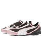 Puma V1.25 Metallic Sneaker in Black/Poised Pink