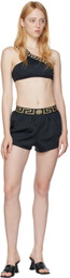 Versace Underwear Black Greca Shorts