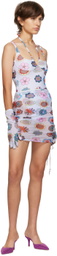 FENSI SSENSE Exclusive Psychedelic Daisies Gloves